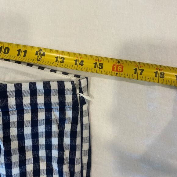J. Crew Women's Martie Side Zip Checkered Pants - 4T - Picture 6 of 11